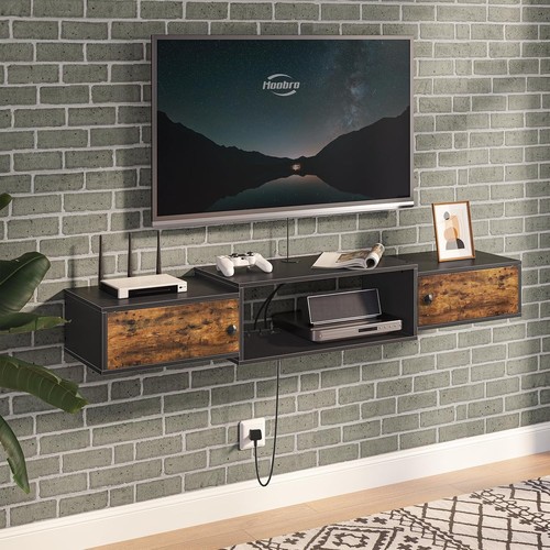 Hoobro floating unit wall - floating, tv