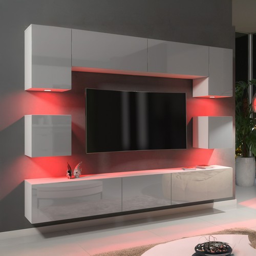 Wall unit high gloss - wall,