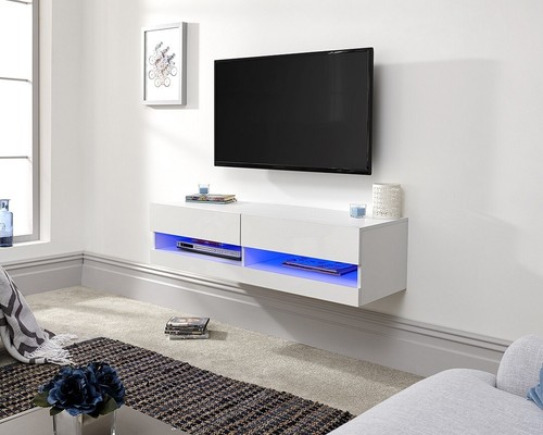 Galicia white 120cm floating - white,