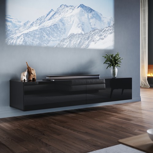 140 160 180cm high gloss - gloss, wall
