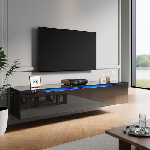 160cm high gloss black - high,